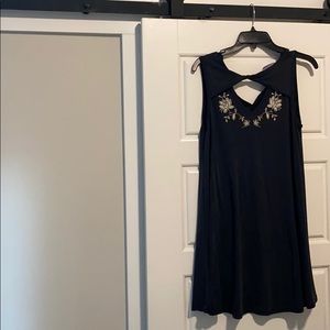 Charcoal Shift dress